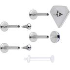 16G 5/16 Officially Licensed Marvel Superman Labret Set of 5