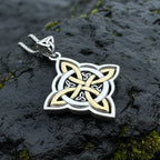 Classic Quaternary Knot Necklace