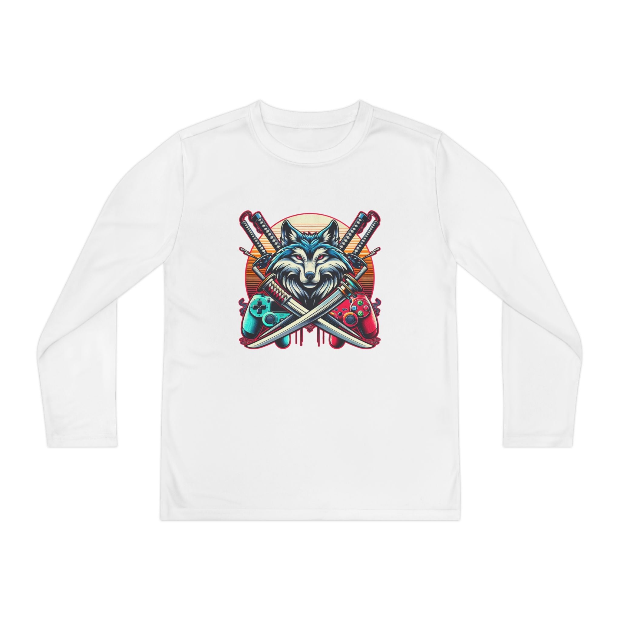 Xp wolf gamer long sleeve shirt
