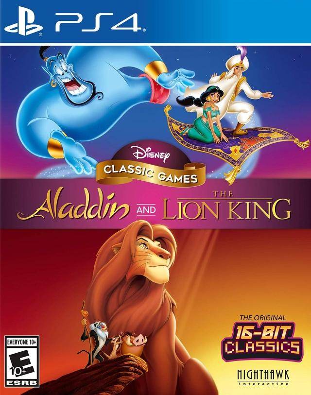 Disney Classic Games: Aladdin And The Lion King (Playstation 4) - Game Manual Only