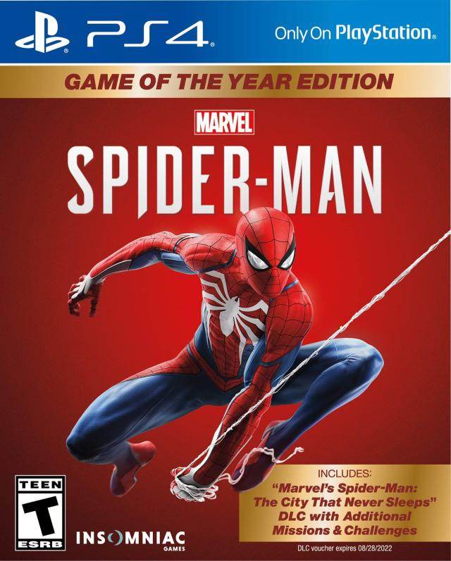 Marvel's Spider-Man: Game Of The Year Edition (Playstation 4) - Game Manual Only