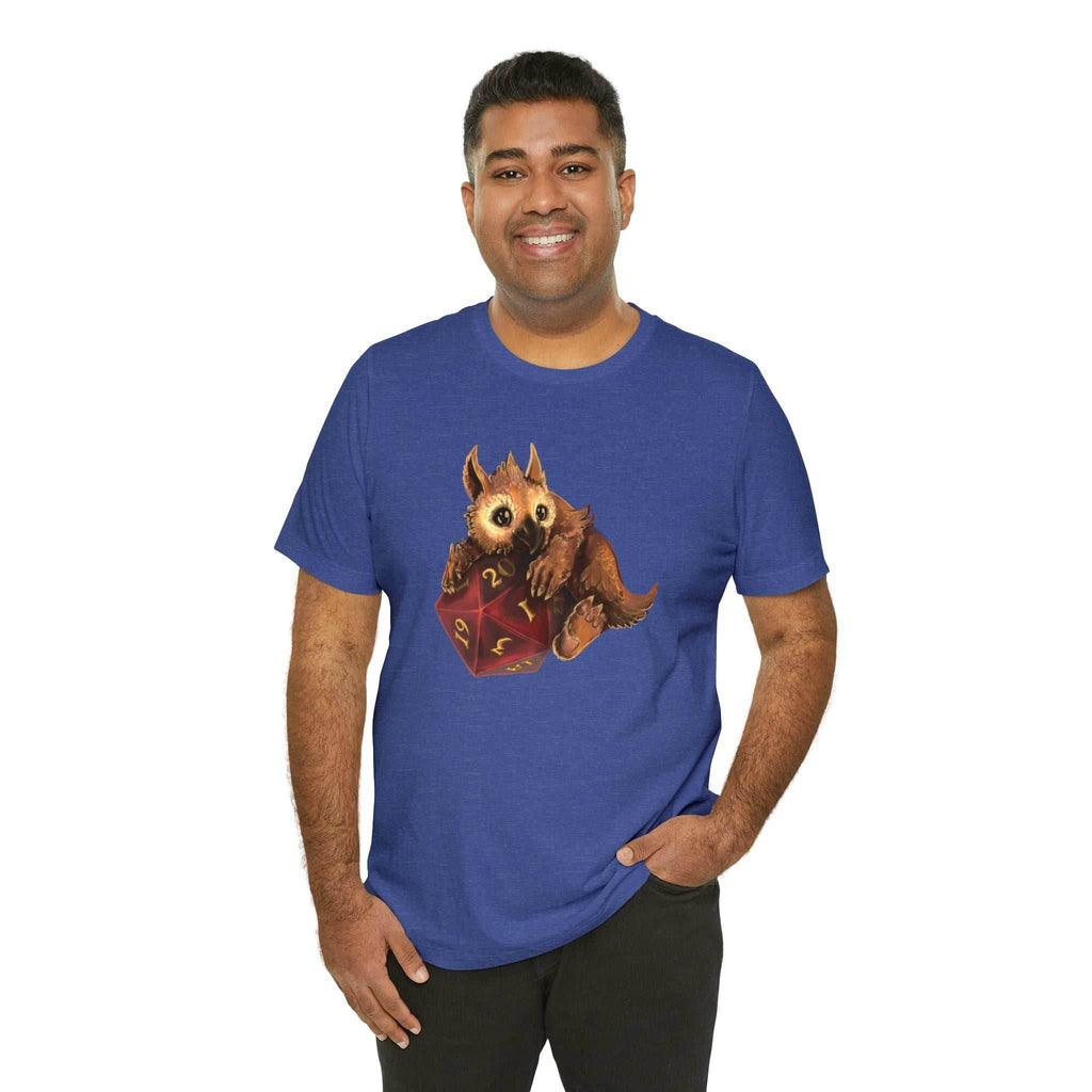 Owliver with High Variance D20 Short Sleeve Tee - Athletic Heather / S