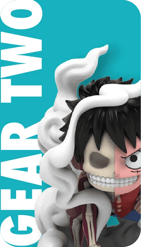 Freeny's Hidden Dissectibles: One Piece (Luffy’s Gears Edition) Blind Box (1 Blind Box) - 