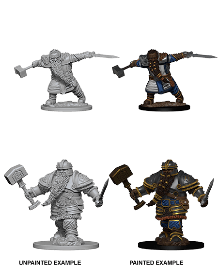 D&D: Nolzur's Marvelous Miniatures - Dwarf Male Fighter - 