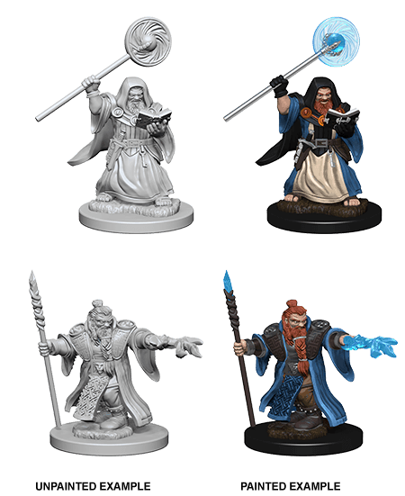 D&D: Nolzur's Marvelous Miniatures - Dwarf Male Wizard - 
