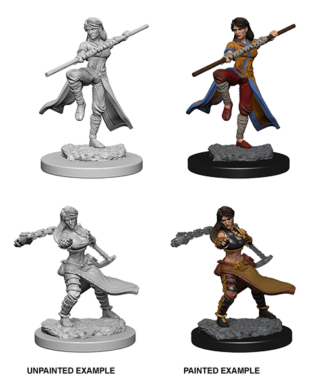D&D: Nolzur's Marvelous Miniatures - Human Female Monk - 