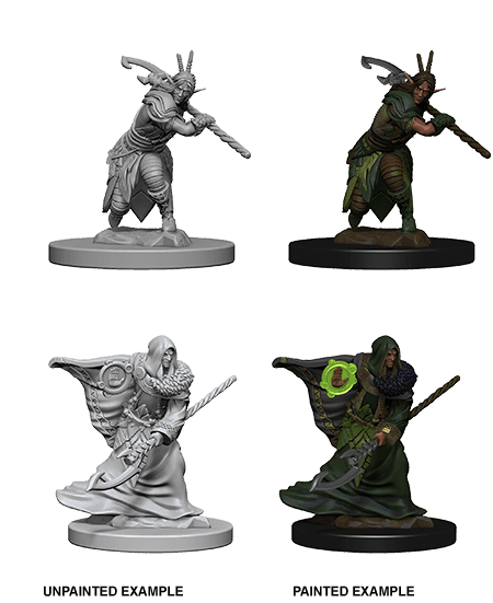 D&D: Nolzur's Marvelous Miniatures - Elf Male Druid - 