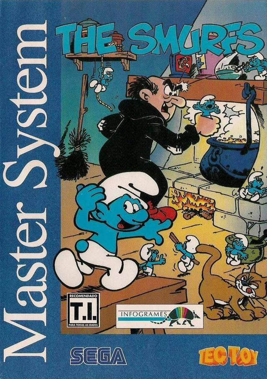 The Smurfs (Sega Master System) - Game Manual Only