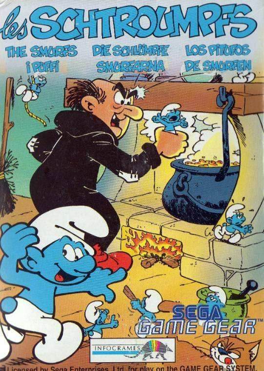 Smurfs (Sega Game Gear) - Game Manual Only