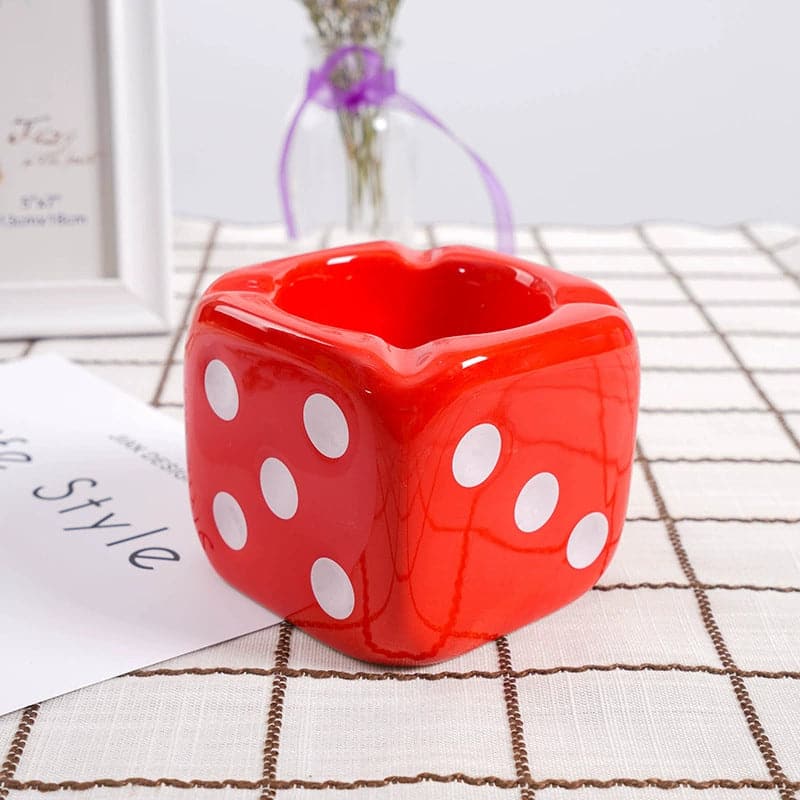 Place Dice Personalized Office Ashtray-DungeonDice1