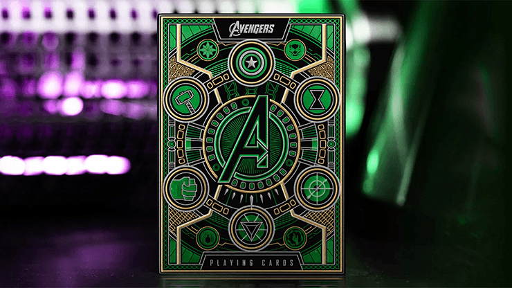 Avengers: Green Edition Playing Cards by theory11 - 