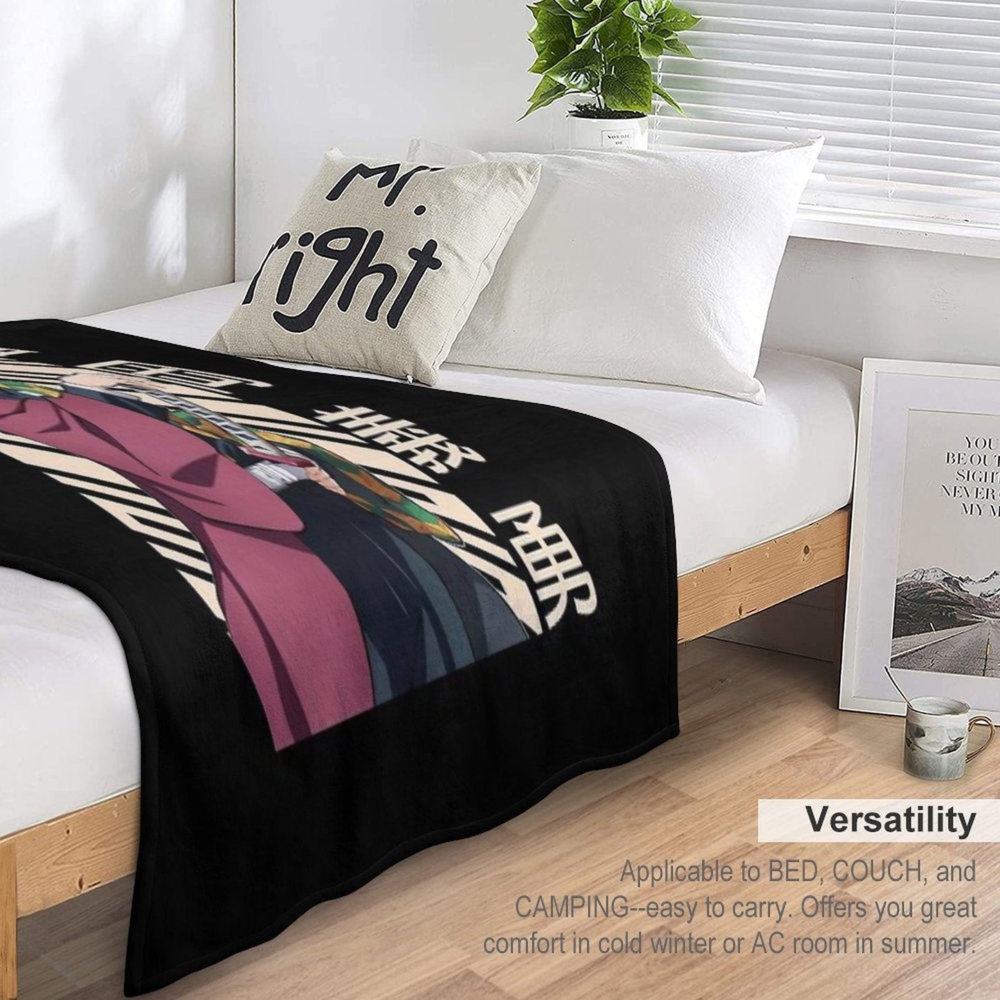 Demon Slayer - Giyu Tomioka Throw Blanket