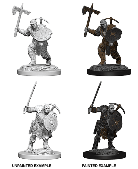 D&D: Nolzur's Marvelous Miniatures - Earth Gensai Male Fighter - 