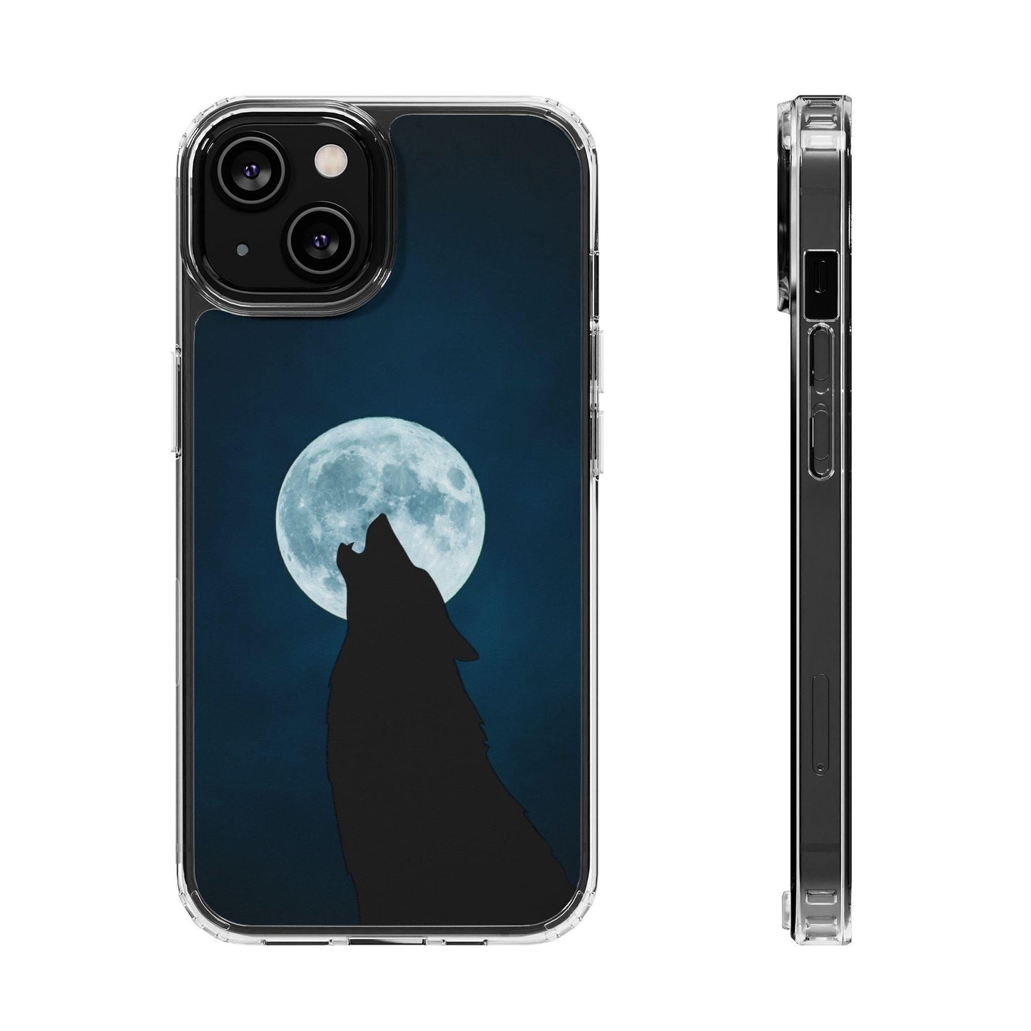 Full Moon and Wolf Clear Cases