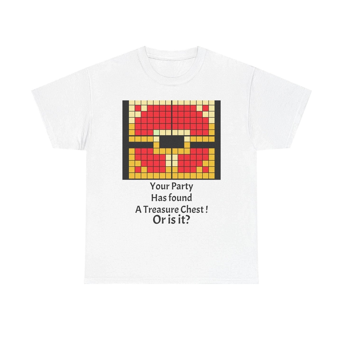 Your party has found a treasure chest! Unisex Heavy Cotton Tee - White / S