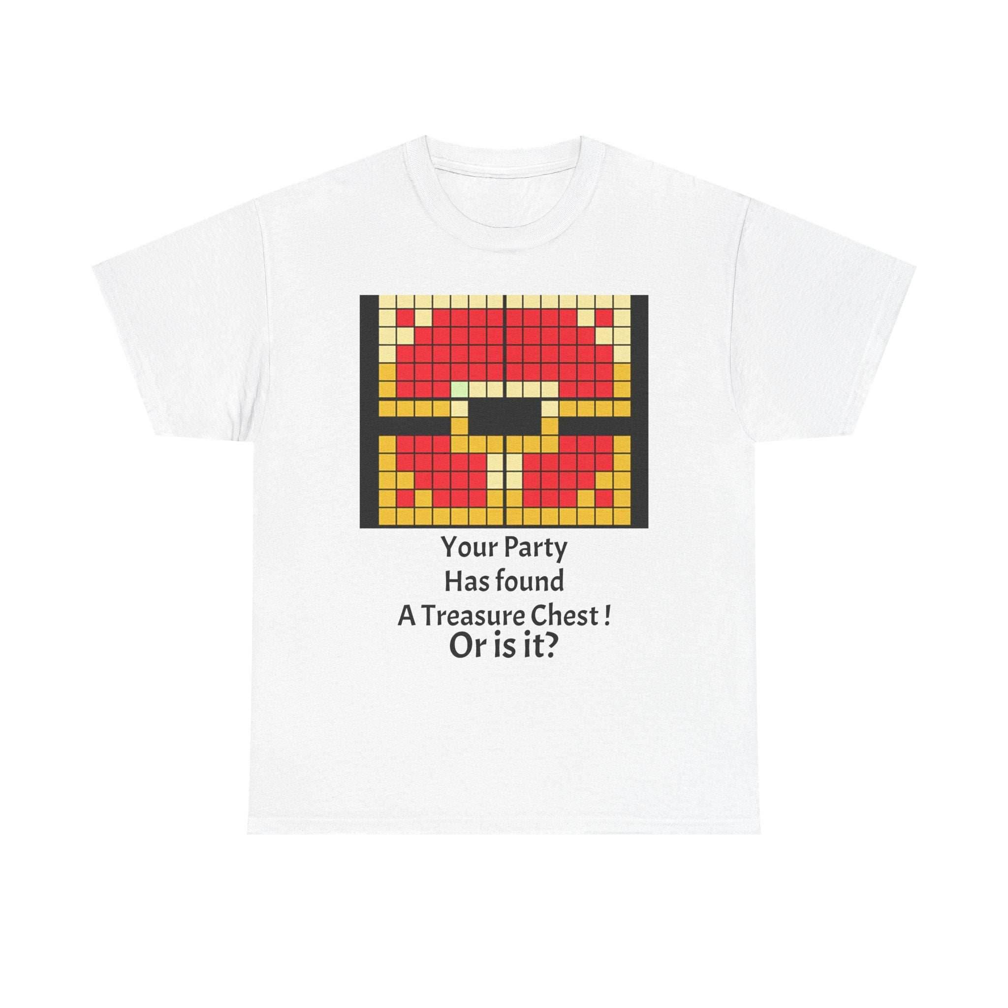 Your party has found a treasure chest! Unisex Heavy Cotton Tee - White / S