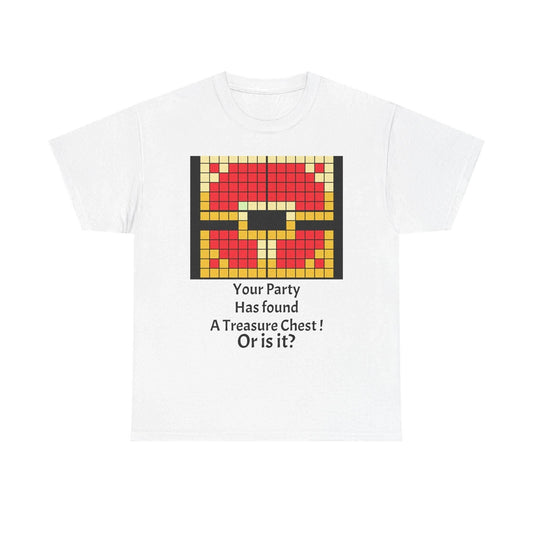 Your party has found a treasure chest! Unisex Heavy Cotton Tee - White / S