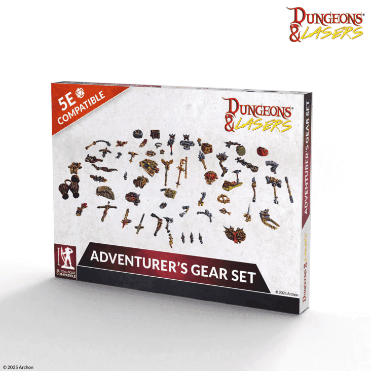 Dungeons & Lasers: Adventurer's Gear Set - 
