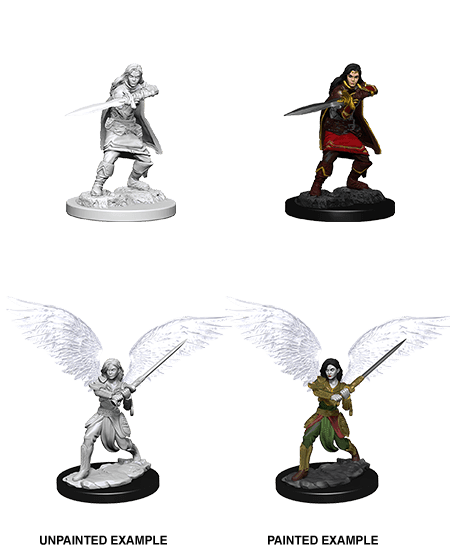 D&D: Nolzur's Marvelous Miniatures - Aasimar Female Fighter - 