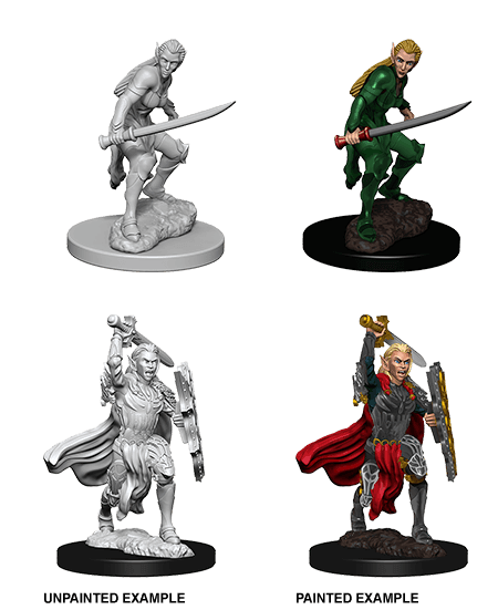 D&D: Nolzur's Marvelous Miniatures - Elf Female Fighter - 