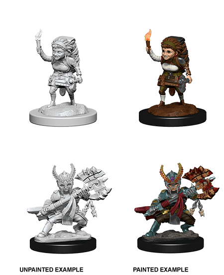 D&D: Nolzur's Marvelous Miniatures - Halfling Female Fighter - 