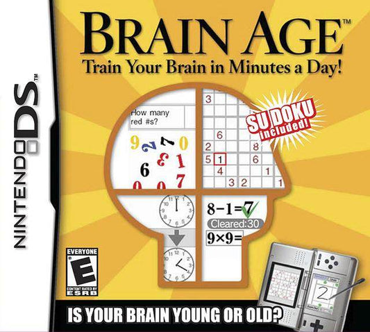 Brain Age (Nintendo DS) - Game Manual Only