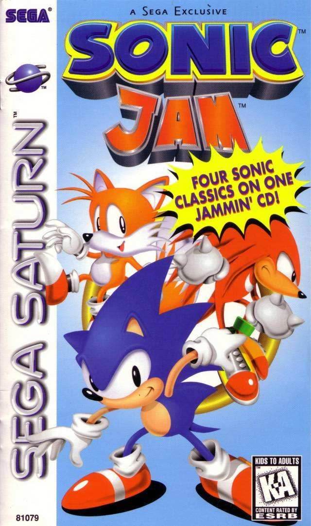 Sonic Jam (Sega Saturn) - Game Manual Only