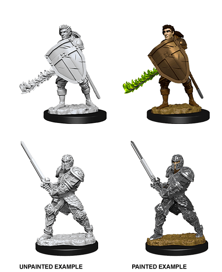 D&D: Nolzur's Marvelous Miniatures - Human Male Fighter - 