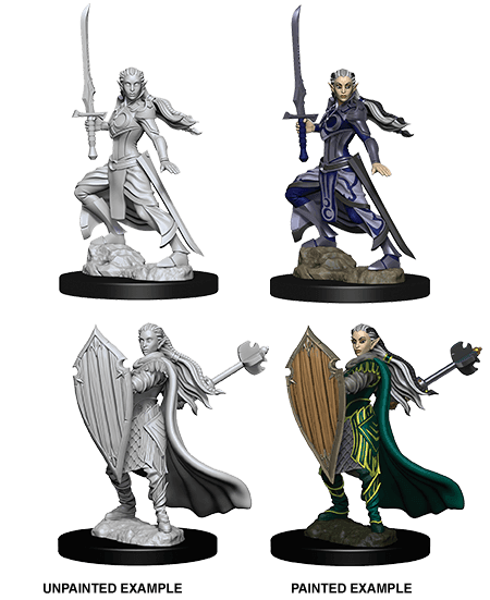 D&D: Nolzur's Marvelous Miniatures - Elf Female Paladin - 