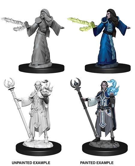 D&D: Nolzur's Marvelous Miniatures - Elf Male Wizard - 