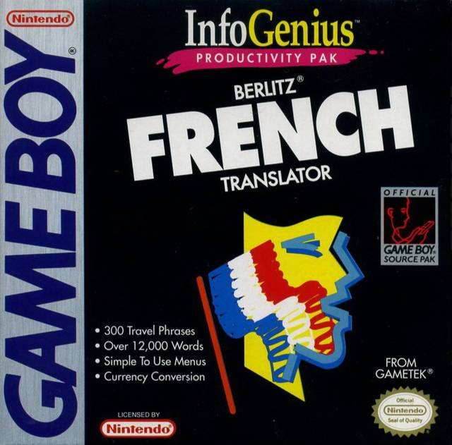 Infogenius Productivity Pack Berlitz French Translator (Gameboy) - Game Manual Only
