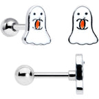 16G 1/4 Ghost Skull Eye Candy Halloween Cartilage Tragus Set of 3