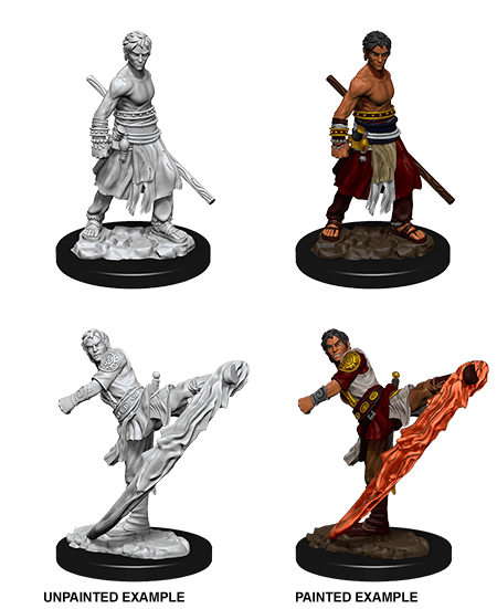 D&D: Nolzur's Marvelous Miniatures - Half-Elf Male Monk - 