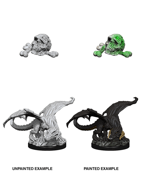 D&D: Nolzur's Marvelous Miniatures - Black Dragon Wyrmling - 