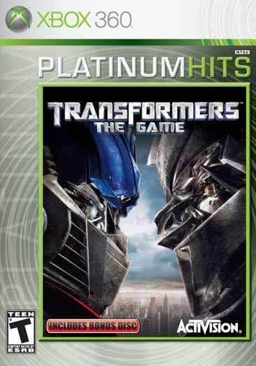 Transformers the Game (Platinum Hits) (Xbox 360) - Game Manual Only