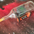 Star Trek Lighted Borg Cube Starship in a Bottle - 