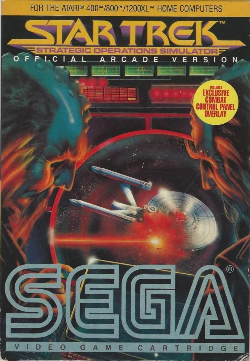 Star Trek: Strategic Operations Simulator (Atari 400/800) - Game Only