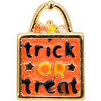 16G 5/16 Gold Tone Trick or Treat Halloween Labret Monroe Tragus