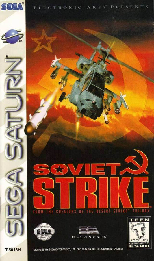 Soviet Strike w/ Mission Stick Controller (Sega Saturn) - Game Manual Only