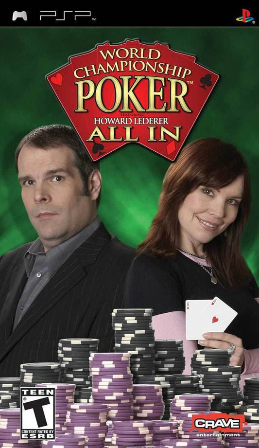 World Championship Poker: Featuring Howard Lederer - All In (PSP) - Game Manual Only