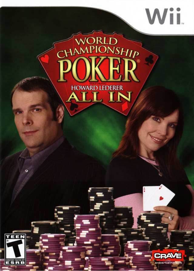 World Championship Poker Featuring Howard Lederer: All In (Wii) - Game Manual Only