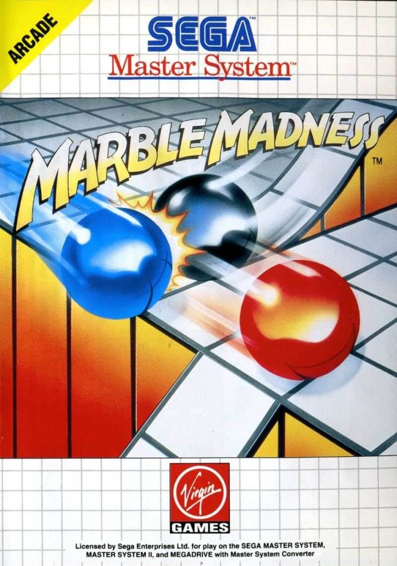Marble Madness (Sega Master System) - Game Manual Only