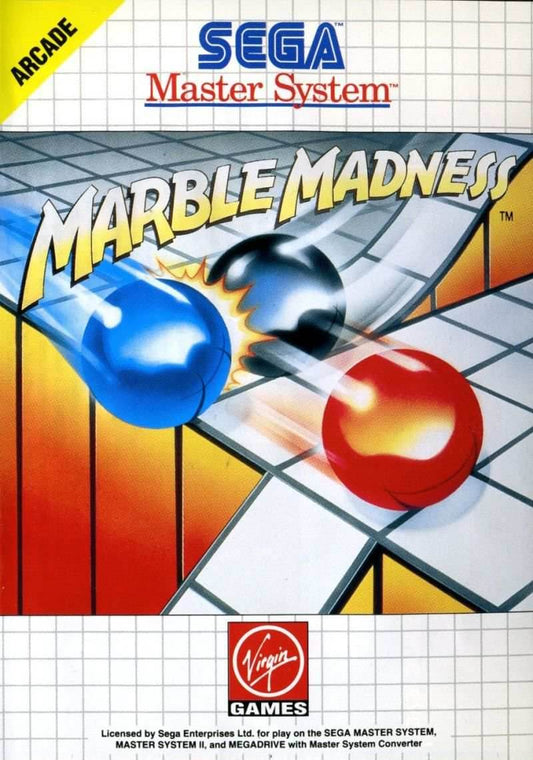 Marble Madness (Sega Master System) - Game Manual Only