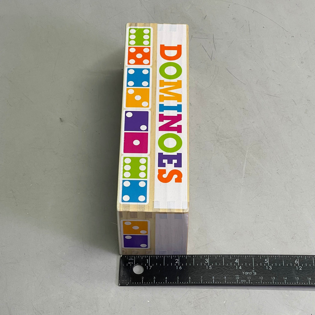 MELISSA & DOUG Dominoes Game 28 Pieces Multicolor Wood 30388 - 