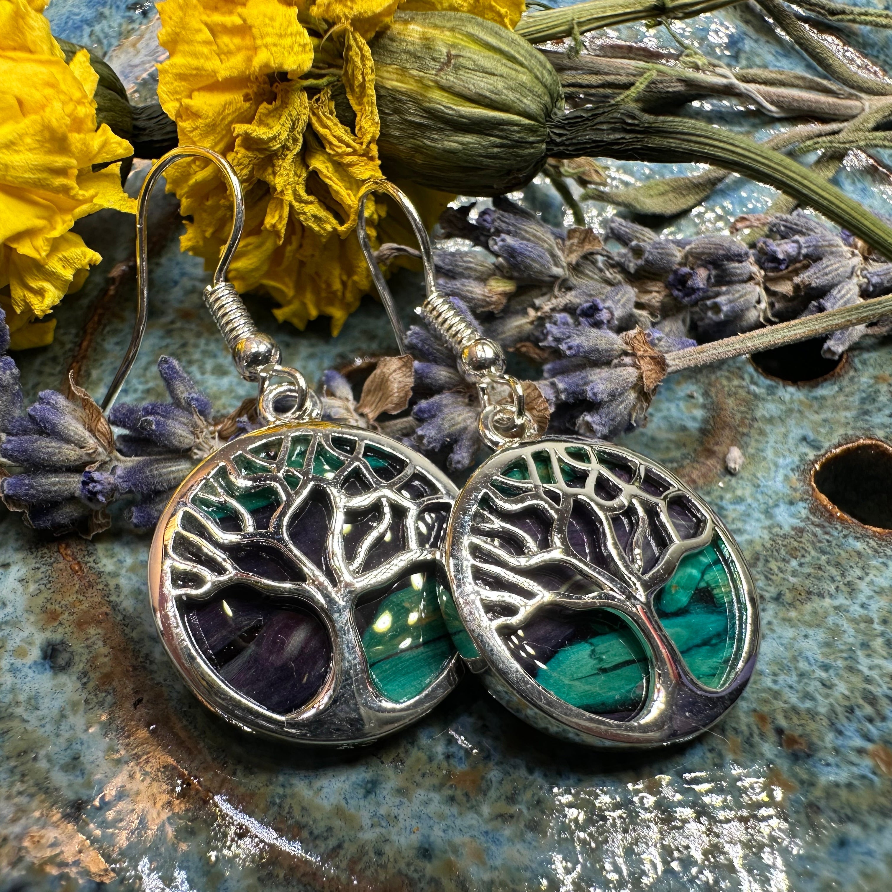 Heathergems Tree of Life Earrings