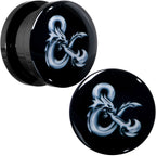 Licensed Dungeons & Dragons Ampersand Black Screw Fit Plug Set