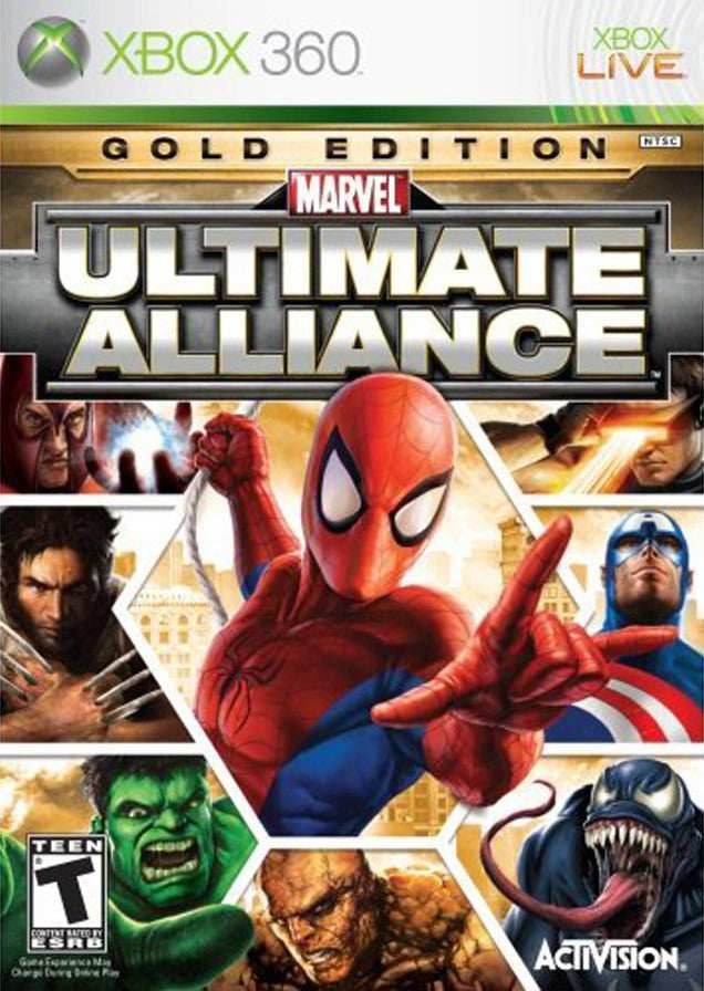 Marvel Ultimate Alliance Gold (Xbox 360) - Game Manual Only