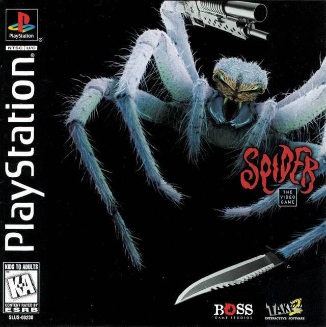 Spider: The Video Game (Playstation) - Game Manual Only
