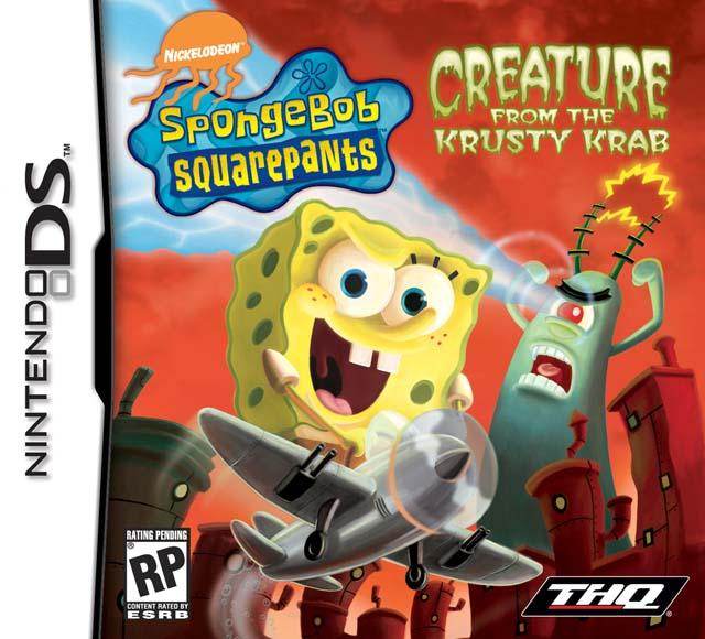 SpongeBob SquarePants Creature From The Krusty Krab (Nintendo DS) - Game Manual Only