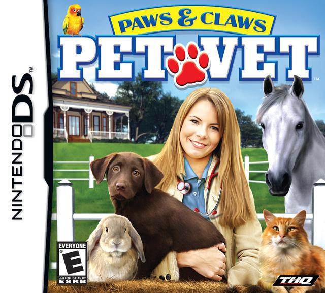 Paws & Claws Pet Vet (Nintendo DS) - Game Manual Only